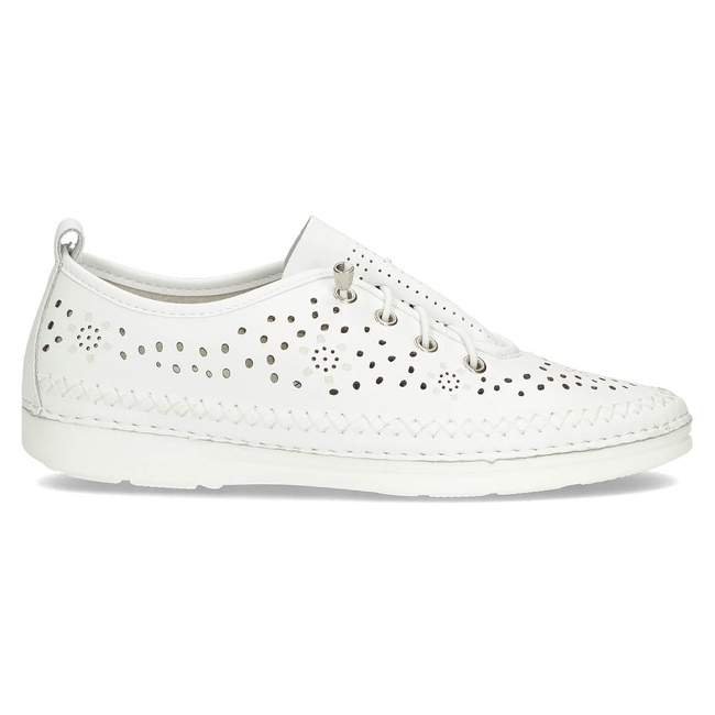 Leather shoes Filippo DP2135/22 WH white