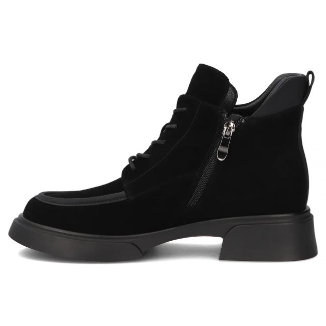 Leather ankle boots Filippo DBT7381/25 BK black