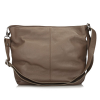 Handbag Toscanio Leather Messenger Bag 211 dark beige