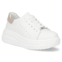 Leather sneakers Filippo DP6739/26 WH BE white
