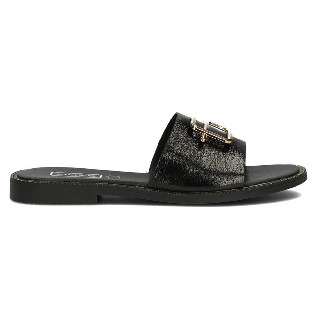 Klapki Filippo DK3701/22 BK czarne