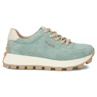 Leather sneakers Filippo DP7498/26 GE green