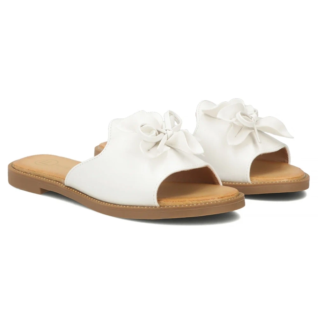 Klapki Filippo DK7898/26 WH białe