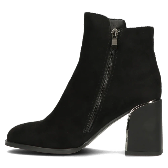 Leather ankle boots Filippo DBT6006/23 BK black