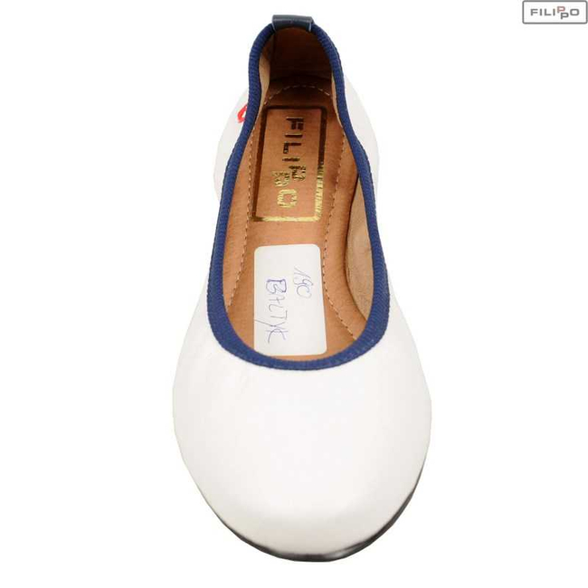Ballerinas FILIPPO 190 balty 8021003