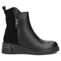 Leather ankle boots Filippo DBT8040/26 BK black