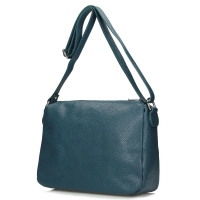 Handbag Toscanio Leather Messenger Bag A59 turquoise