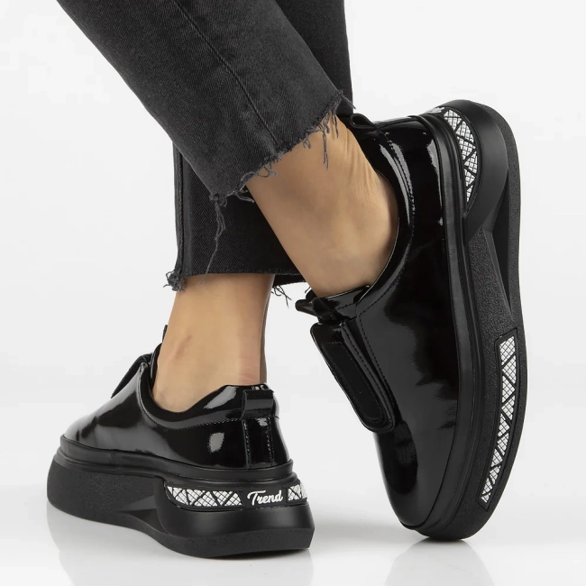 Leather shoes Filippo DP7286/25 BK L black