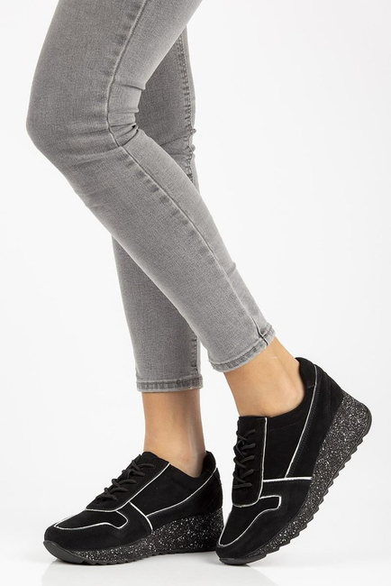 Skórzane półbuty Filippo DP943/20 Czarne