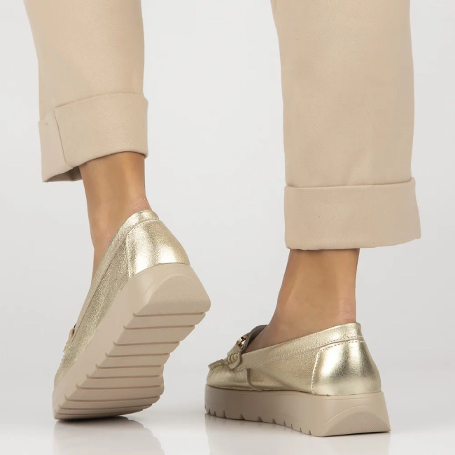 Leather loafers Filippo DP6827/25 GO gold