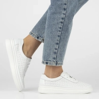 Leather shoes Filippo DP6753/25 WH white