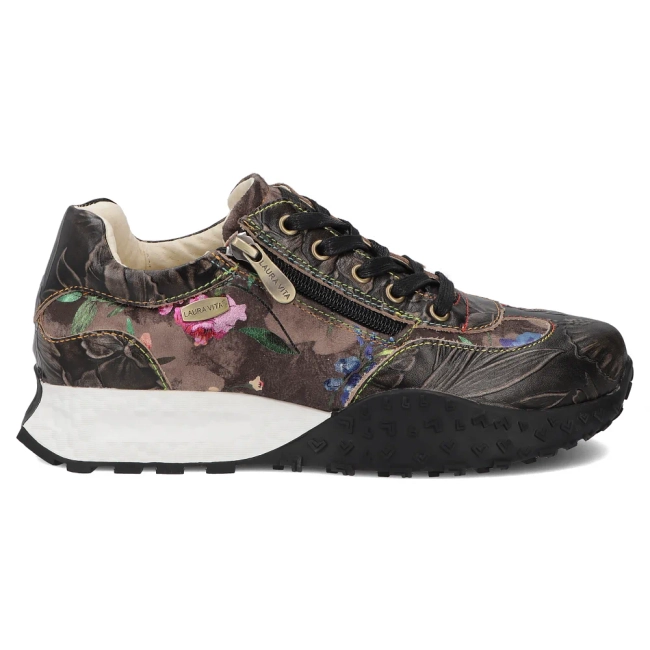 Skórzane sneakersy Laura Vita evitao 97 czarne