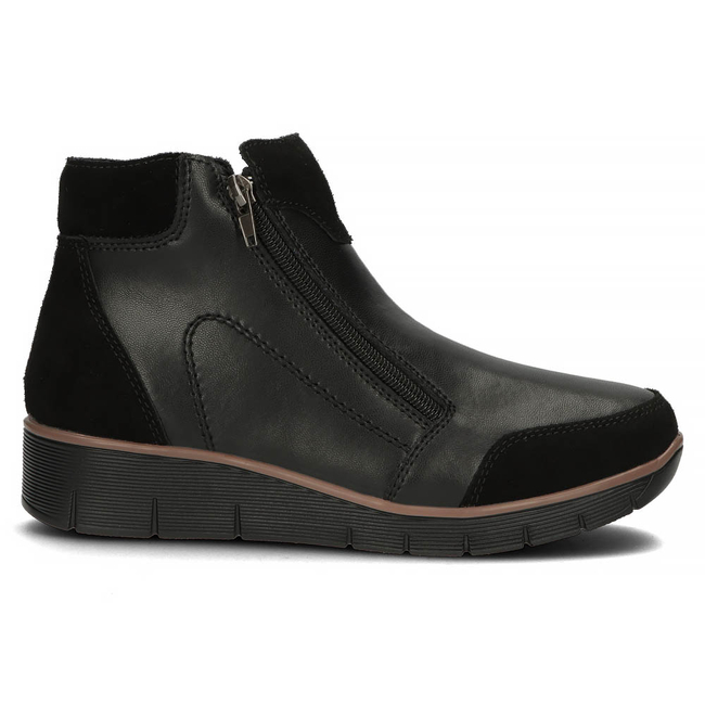 Leather ankle boots Filippo DBT3950/24 BK black