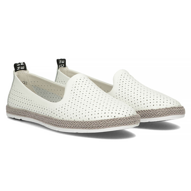 Leather shoes Filippo DP081/22 WH white