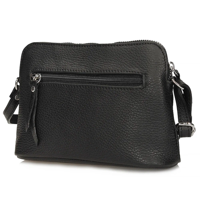 Leather handbag Toscanio F197 black