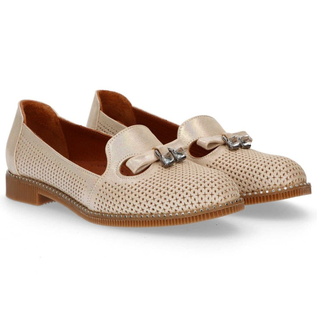 Shoes Lanqier 46C0642 38 Beige