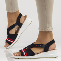 Leather sandals Filippo DS3500/22 NV navy