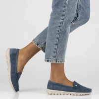 Leather loafers Filippo DP6751/25 BL blue