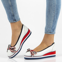 Leather ballerinas Filippo DP2159/21 WH white