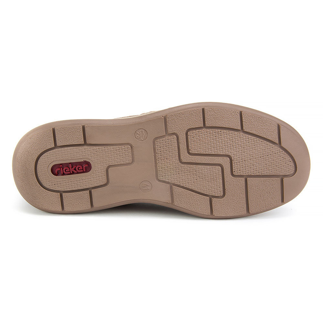 Półbuty Rieker 17360-21 Brown Extra Width Removable Insole