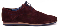Shoes Filippo 731 Burgundy velor perforation