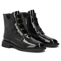 Leather ankle boots Filippo DBT8133/26 BK black