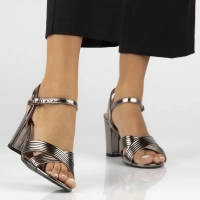 Sandals Filippo DS6901/25 GN gun metal