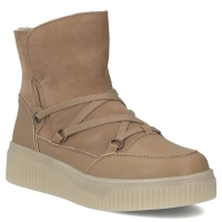 Leather ankle boots Filippo DBT7162/25 BE beige