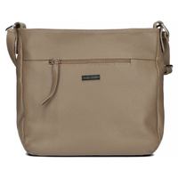 Handbag Toscanio Leather Messenger Bag B63 dark beige