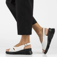 Leather sandals Filippo  DS6051/24 WH white