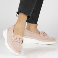 Leather shoes Filippo DP4552/23 PI pink