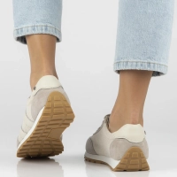 Skórzane sneakersy Filippo DP7564/26 BE beżowe