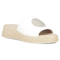 Leather flip-flops Filippo DK6987/25 WH white