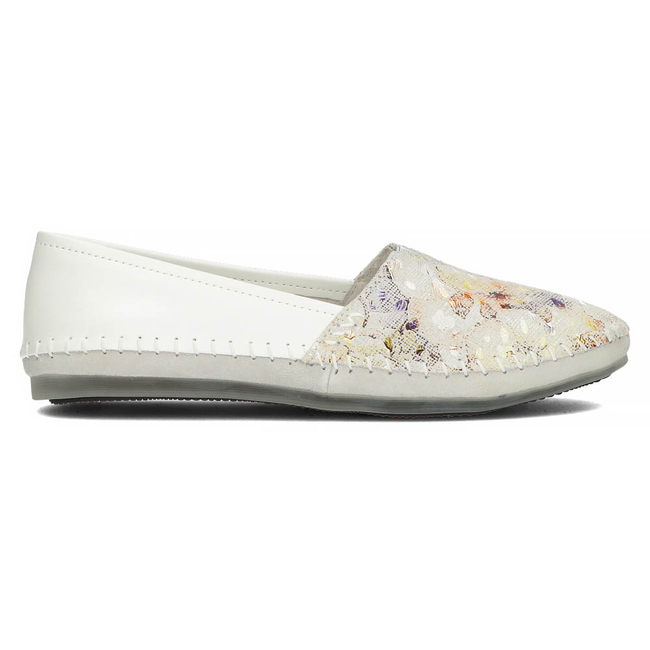 Leather shoes Filippo DP031/22 WH YL white