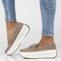 Leather shoes Filippo DP6132/25 BE beige