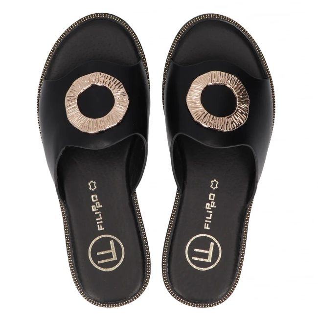 Flip-flops Filippo DK6906/25 BK black