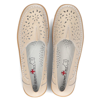 Leather shoes Vinceza DP160/16 BE beige