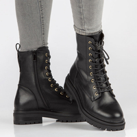 Botki typu workery Filippo DBT3017/21 BK czarne