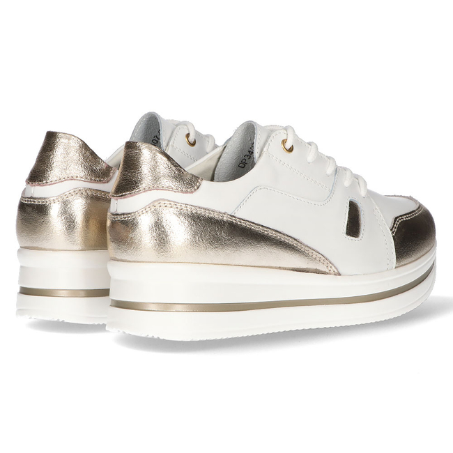 Skórzane sneakersy Filippo DP3407/21 WH białe