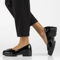 Leather shoes Filippo DP4569/24 BK L black