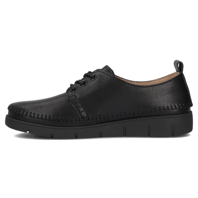 Leather shoes Filippo DP6747/25 BK black