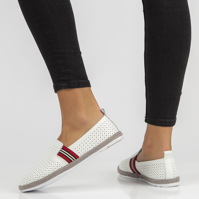 Leather shoes Filippo DP2309/21 WH white