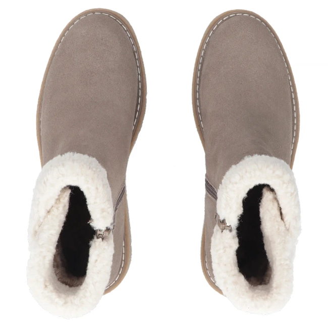 Leather ankle boots Filippo DBT7934/26 TP taupe