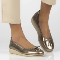 Leather ballerinas Maciejka P6504-25/00-1 gold