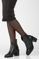 Botki  na słupku Filippo DBT4108/22 BK czarne