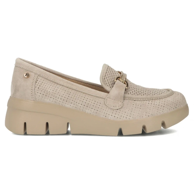 Leather shoes Filippo DP7002/25 BE beige