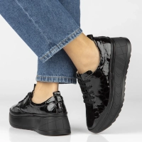 Leather sneakers Filippo DP6427/26 BK CR