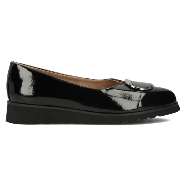 Leather shoes Filippo DP6095/24 BK L black