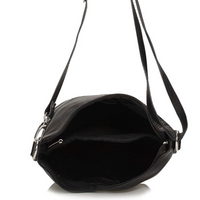 Handbag Toscanio Leather Messenger Bag 16176 black