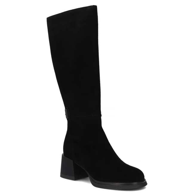 Leather ankle boots Filippo DKZ7211/25 BK black